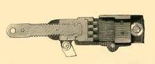 French Mitrailleuse - Section of the Breech End c1872. Creator: Unknown