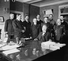 French Naval Mission, between 1910 and 1920. Creator: Harris & Ewing