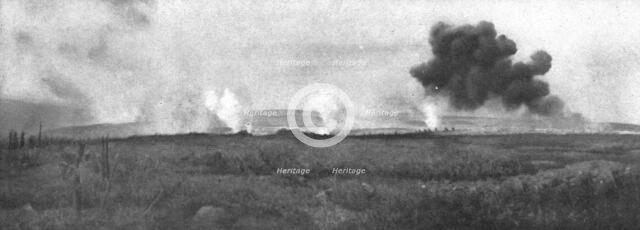 French Attack North of Hurtebise; Triggered assault waves of the 152nd... Creator: Unknown.