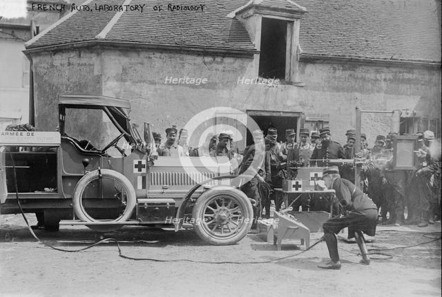French Auto Laboratory of Radiology, 31 Oct 1914. Creator: Bain News Service.