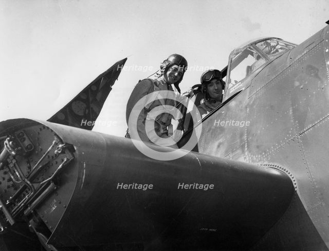 French aviation personnel being trained at the naval air station, Quonset, Rhode Island, USA, 1951. Artist: Unknown