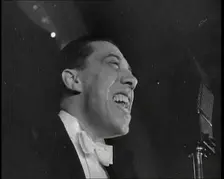 French Actor and Singer, Fernandel Singing a Song, 1930s. Creator: British Pathe Ltd