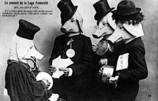 French anti-masonic postcard, 20th century