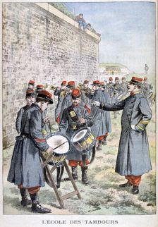 French army drum school, 1903