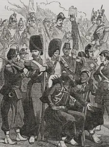 French army uniforms in 1870. Creator: Unknown