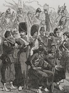 French army uniforms in 1870. Creator: Unknown
