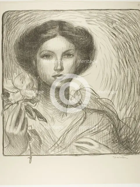 French art Exhibition in Krefeld, 1907. Creator: Theophile Alexandre Steinlen.