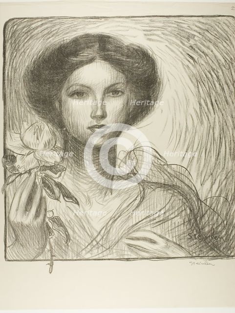 French art Exhibition in Krefeld, 1907. Creator: Theophile Alexandre Steinlen.