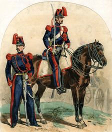 French artillery uniforms, 19th century