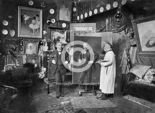 French artist Louis-Robert Carrier-Belleuse painting Doctor Boyen, 1906. Artist: Unknown
