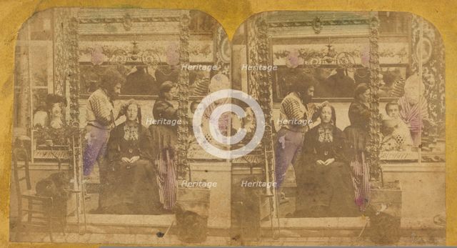 French Beauty Parlor, about 1865. Creator: Unknown.