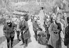 French colonial soldiers in Picardy, France, World War I, 1915