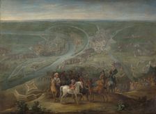 French Commanders at the Siege of Rheinberg, 1672, c.1675. Creator: Lambert de Hondt II