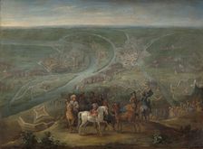 French Commanders at the Siege of Rheinberg, 1672, c.1675. Creator: Lambert de Hondt II