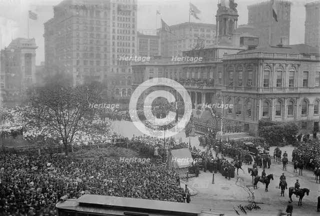 French Commission at City Hall, between c1915 and c1920. Creator: Bain News Service.