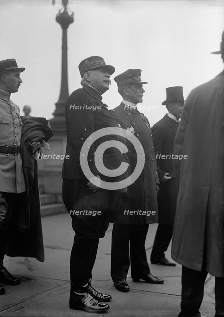 French Commission To U.S. Joffre, Joseph Jacques Cesare, Marechal of France, 1916; Choch..., 1917. Creator: Harris & Ewing.