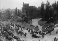 French Commission To U.S. - Procession Down 16th Street, 1917. Creator: Harris & Ewing