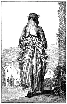 French Costume, (1885).Artist: Jean-Antoine Watteau