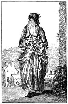 French Costume, (1885).Artist: Jean-Antoine Watteau