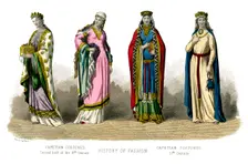 French costume: Capetian, 10th-11th century, (1882)
