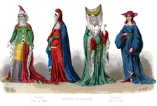 French costume: Charles V, Charles VI, (1882)