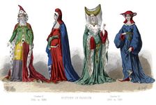 French costume: Charles V, Charles VI, (1882)