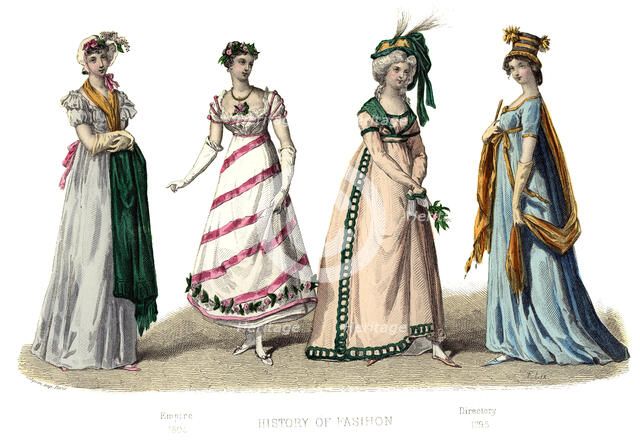 French costume: Empire, (1882). Artist: Unknown