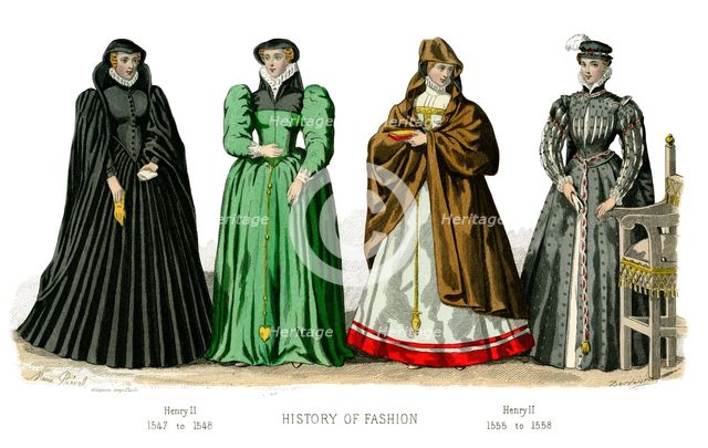 French costume: Henry II, (1882). Artist: Unknown