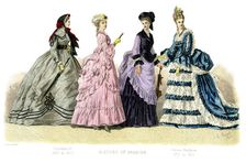 French costume: Napoleon III, Present Fashions (1882)