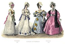 French costume: Restoration, (1882)