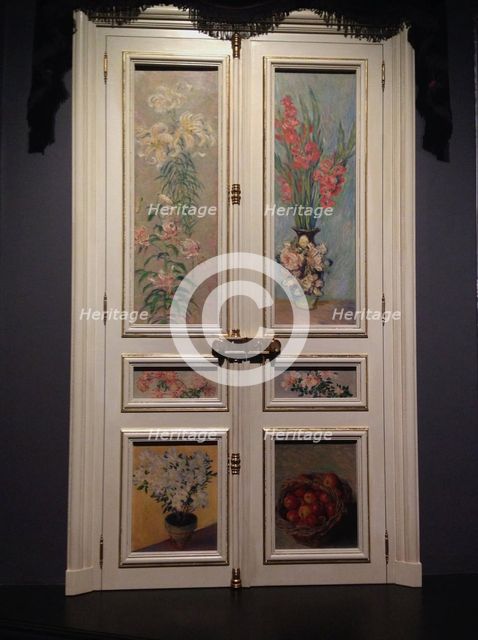 French Door, Paul Durand-Ruel's Grand salon at Rue de Rome, 1883.