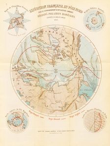 French expedition to the North Pole - Boreal Polar Regions, 1867. Creator: Erhard Schièble