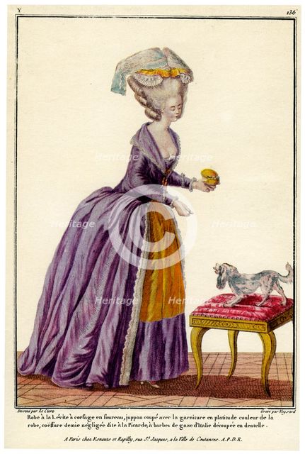 French fashion during the reign of Louis XVI, 1938. Artist: Unknown