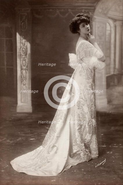 French Fashion Photograph, c 1895. Creator: Henri Manuel.