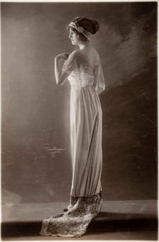 French Fashion Photograph, c.1895. Creator: Reutlinger