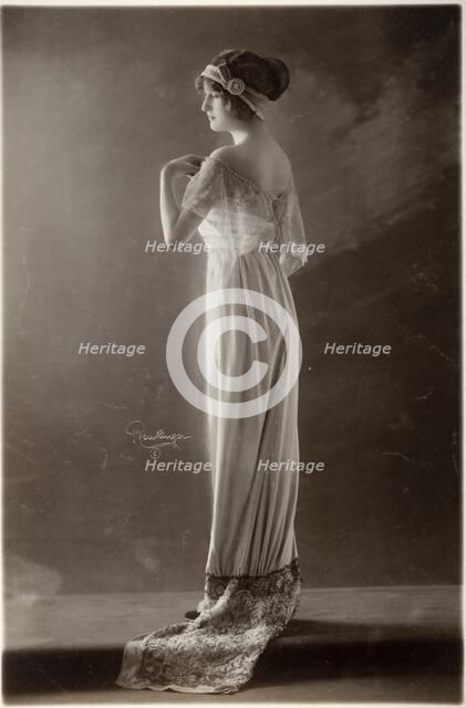 French Fashion Photograph, c.1895. Creator: Reutlinger.