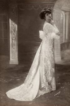 French Fashion Photograph, Printed 1895 circa. Creator: Henri Manuel