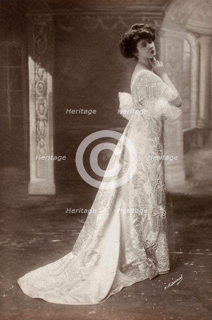 French Fashion Photograph, Printed 1895 circa. Creator: Henri Manuel.