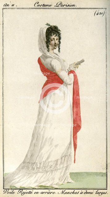 French fashions of the 19th century, 1803 (1938). Artist: Unknown