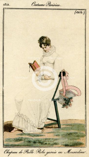 French fashions of the 19th century, 1812 (1938). Artist: Unknown