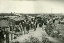French Field-Service Kitchens Behind the Firing Line (1919). Creator: Unknown