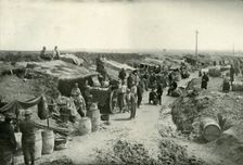 French Field-Service Kitchens Behind the Firing Line (1919). Creator: Unknown
