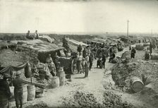 French Field-Service Kitchens Behind the Firing Line (1919). Creator: Unknown