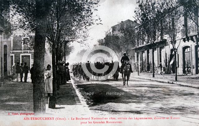 French Foreign Legion, Ain Temouchent, Algeria, 1899. Artist: Unknown