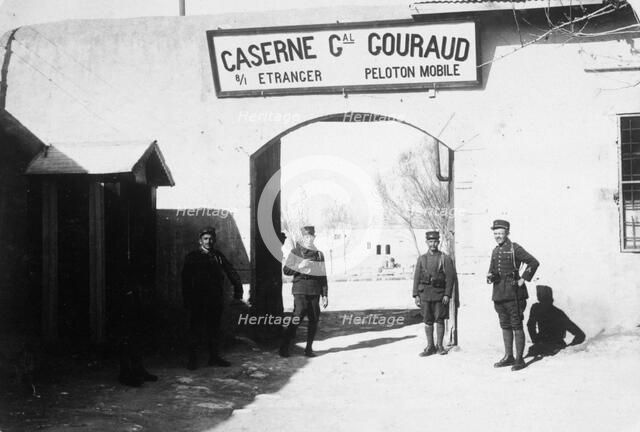 French Foreign Legion barracks, 20th century. Artist: Unknown