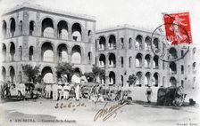 French Foreign Legion barracks, Ain-Sefra, Algeria, 1910. Artist: Pignet