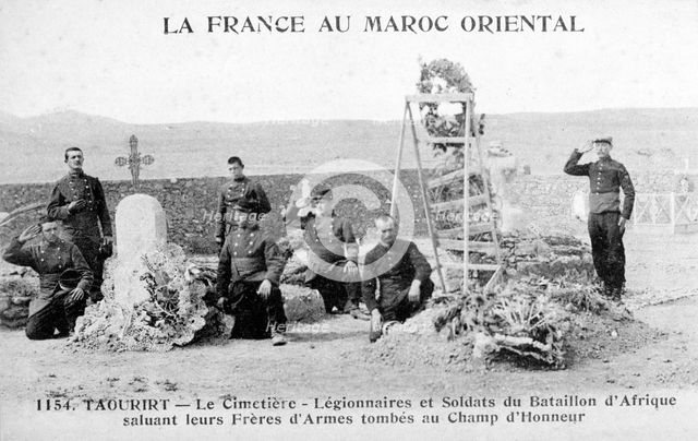 French Foreign Legion cemetery, Taourirt, Algeria, 20th century. Artist: Unknown
