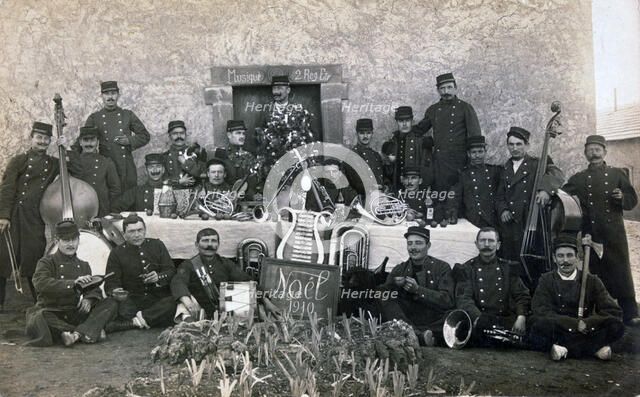 French Foreign Legion christmas, Algeria, 1910. Artist: Unknown