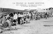 French Foreign Legion in Safsafat, eastern Morocco, 20th century