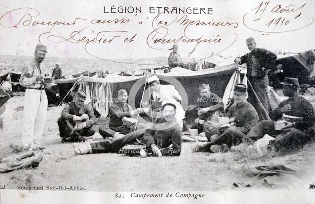 French Foreign Legion, Sidi Bel Abbes, Algeria, 1910.  Artist: Boumendil